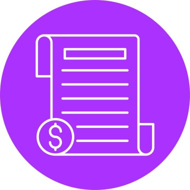 Maaş Çizgisi Çemberi Simgesi