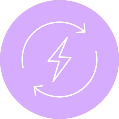 Dönüştürme Satırı Çemberi Simgesi