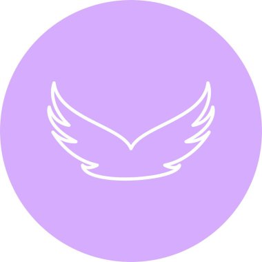 Kanatlar Çizgisi Çemberi Simgesi