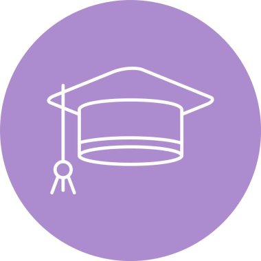 Mortarboard Satır Çemberi Simgesi