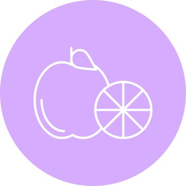 Sağlıklı Yeme Satırı Çemberi Simgesi