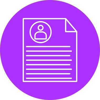 Müfredat Vitae Satır Çemberi Simgesi