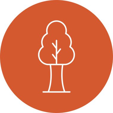 Ağaç Çizgisi Çemberi Simgesi