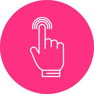 Tap Satırı Çemberi Simgesi