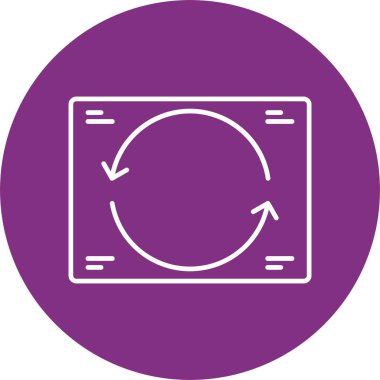 Satır Çemberi Simgesini Eşzamanla