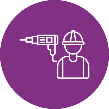 İşçi Satırı Çemberi Simgesi