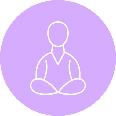 Meditasyon Satırı Çemberi Simgesi