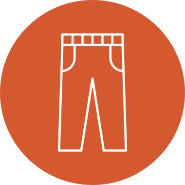 Pantolon Çizgisi Çemberi Simgesi