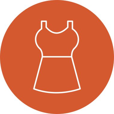 Çizgi Çemberi Simgesi Giyin