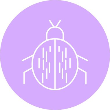 Böcek Çizgisi Çemberi Simgesi