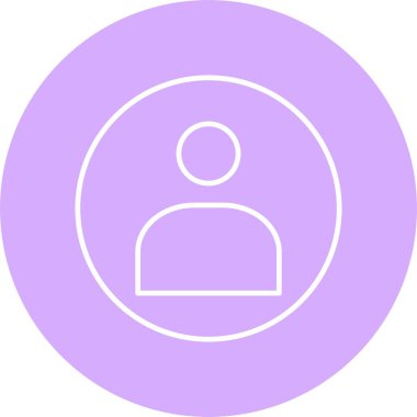 Kullanıcı Satırı Çemberi Simgesi