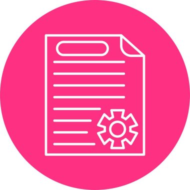 Liste Satır Çemberi Simgesi