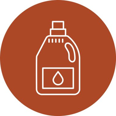 Deterjan Satırı Çemberi Simgesi