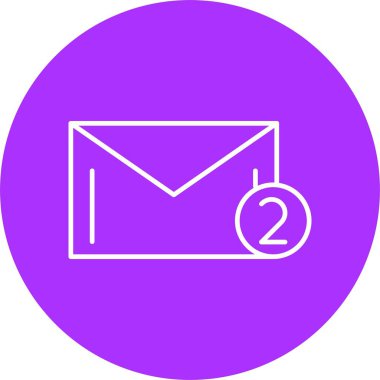 İleti Alınan Satır Çemberi Simgesi