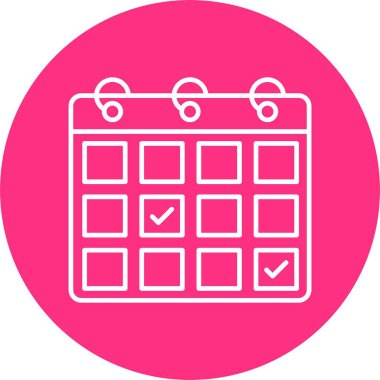 Randevu Talep Satır Çemberi Simgesi