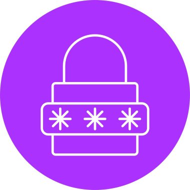 Parola Satırı Çemberi Simgesi