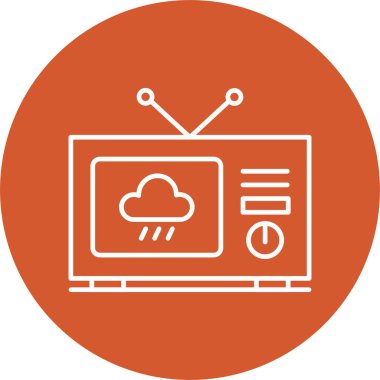 Hava Durumu Satırı Çemberi Simgesi