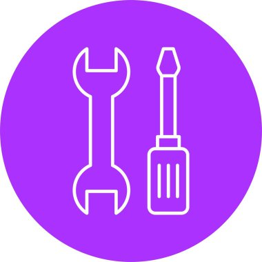 Araçlar Satırı Çemberi Simgesi