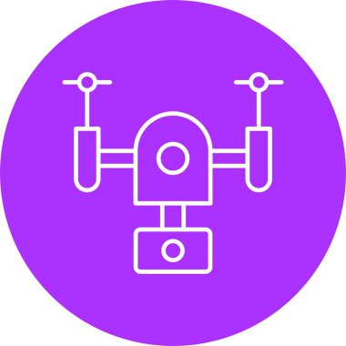 Drone Hat Çemberi Simgesi