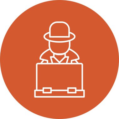 Hacker Hattı Çemberi Simgesi