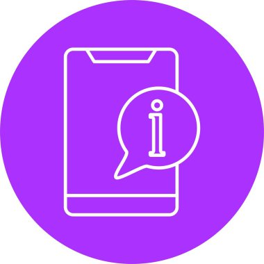 Bilgi Satırı Çemberi Simgesi