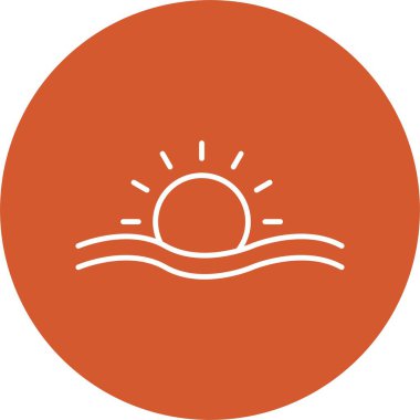 Güneş Çizgisi Çemberi Simgesi