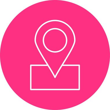 Harita Satırı Çemberi Simgesi