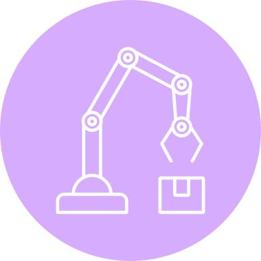 Robotik Kol Hattı Çemberi Simgesi