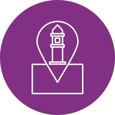 Konum Satırı Çemberi Simgesi