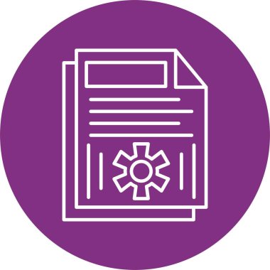 Görev Satırı Çemberi Simgesi