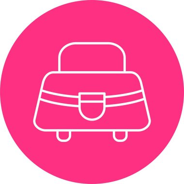 Çanta Satırı Çemberi Simgesi