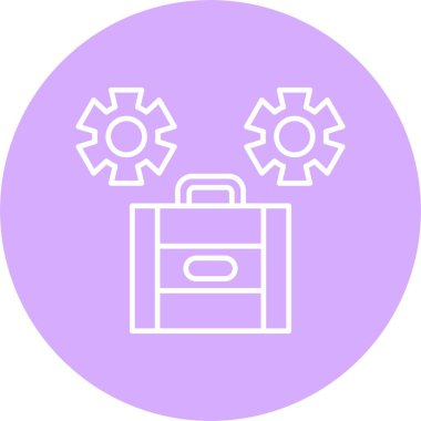 Yönetim Satırı Çemberi Simgesi