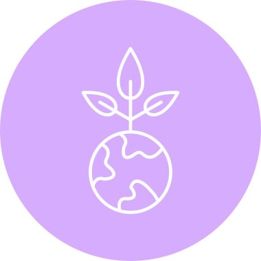 Dünya Günü Satır Çemberi Simgesi