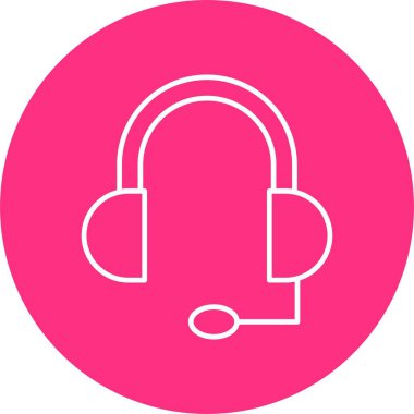 Kulaklık Hattı Çemberi Simgesi