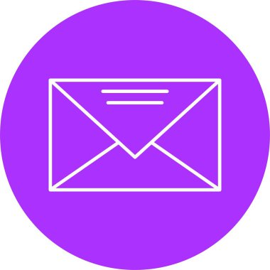 Posta Satırı Çemberi Simgesi