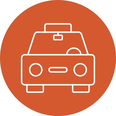 Taksi Hattı Çemberi Simgesi