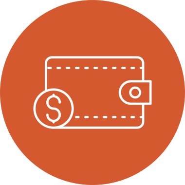 Çanta Satırı Çemberi Simgesi