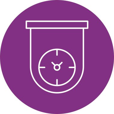 Mutfak Zamanlayıcı Hattı Çemberi Simgesi