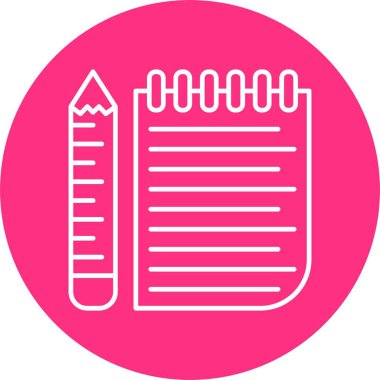 Not Satırı Çemberi Simgesi