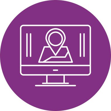 Pin Noktası Çemberi Simgesi