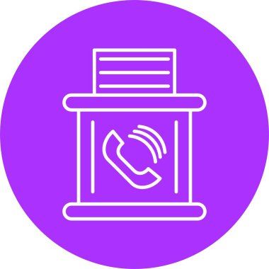 Konum Satırı Çemberi Simgesi