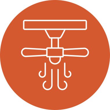 Tavan Pervane Hattı Çemberi Simgesi