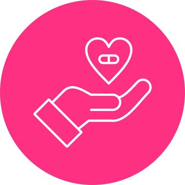 Tıbbi Satır Çemberi Simgesi