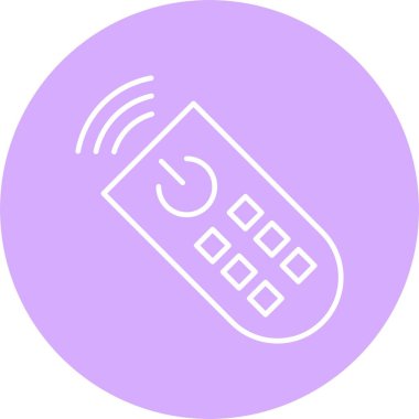 Uzaktan Denetim Satır Çemberi Simgesi