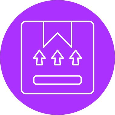 Paket Satırı Çemberi Simgesi