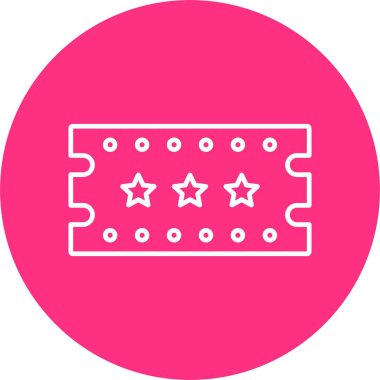 Circus Bilet Satırı Çemberi Simgesi