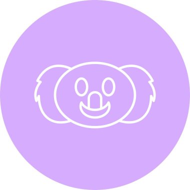 Koala Çizgisi Çemberi Simgesi