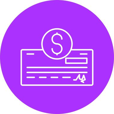 Ödeme Çizgisi Çemberi Simgesi