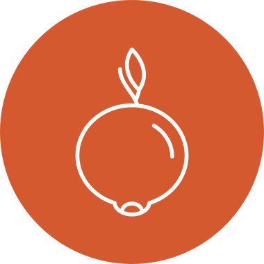 Ugli Meyve Çizgisi Çemberi Simgesi