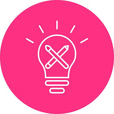 Düşünme Çizgisi Çemberi Simgesi